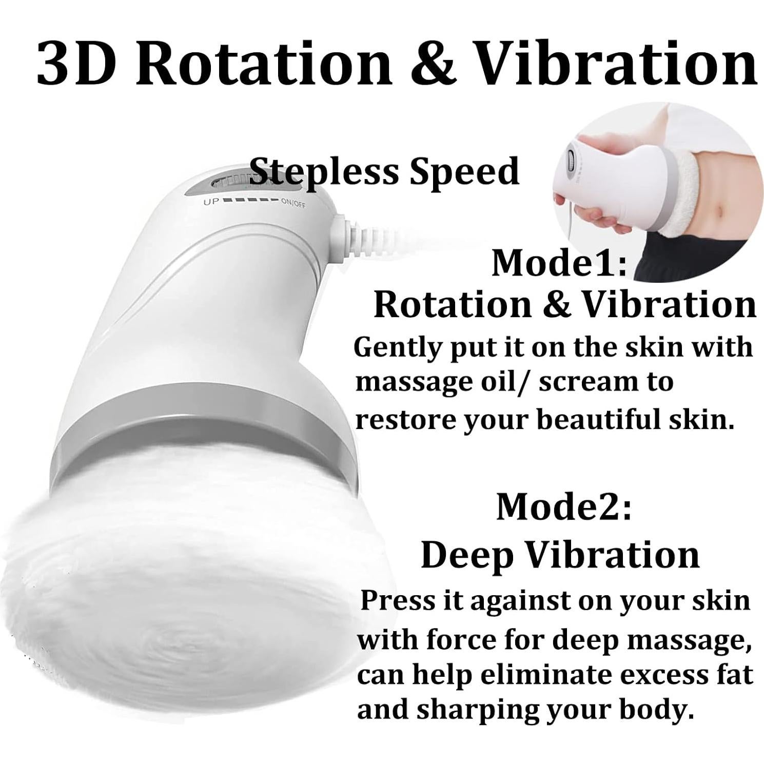 Masajeador Eléctrico de Celulitis BUSHIPIN 6 Almohadillas 0.94kg