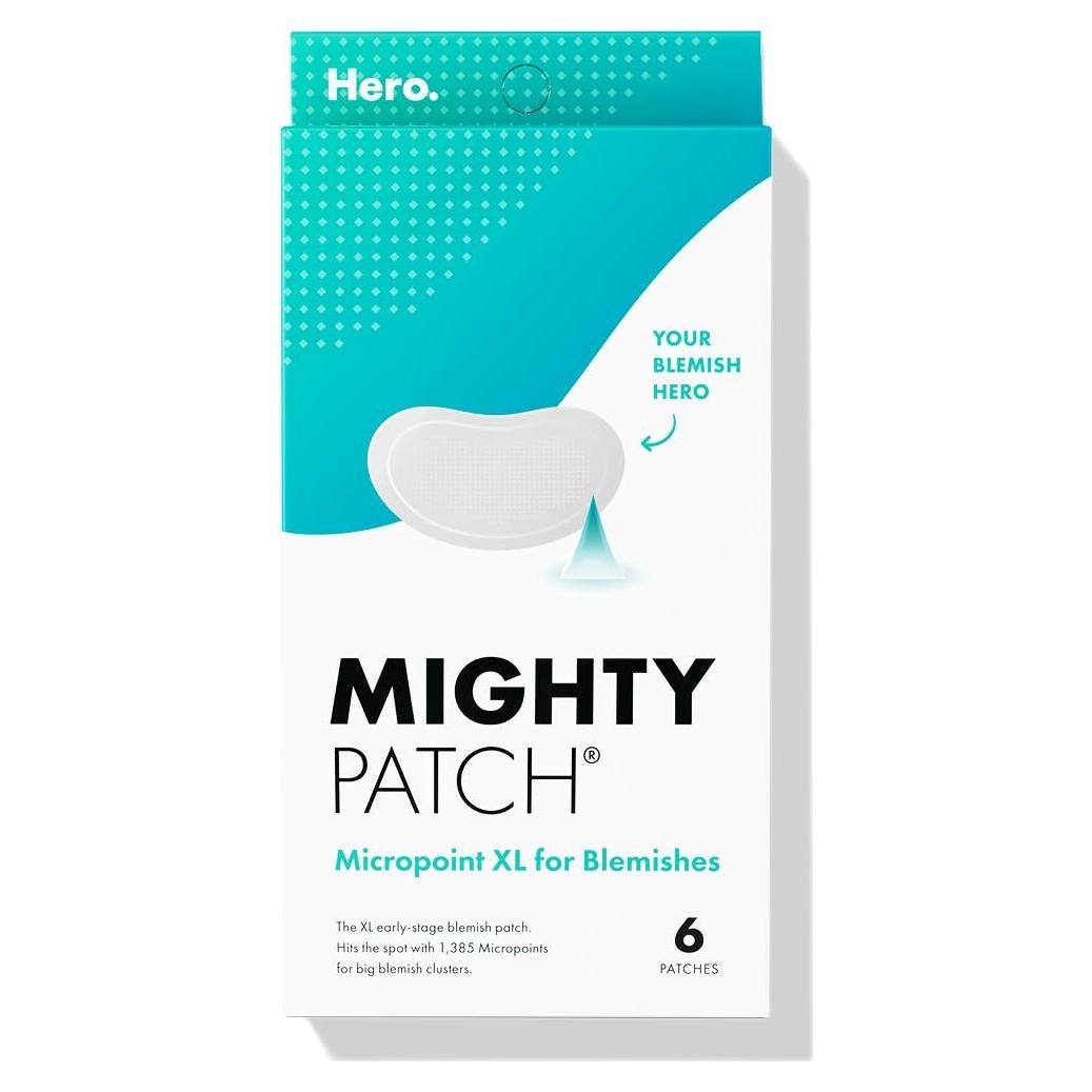 Mighty Patch XL Hero Cosmetics - Parche Hidrocoloide 6 Unidades