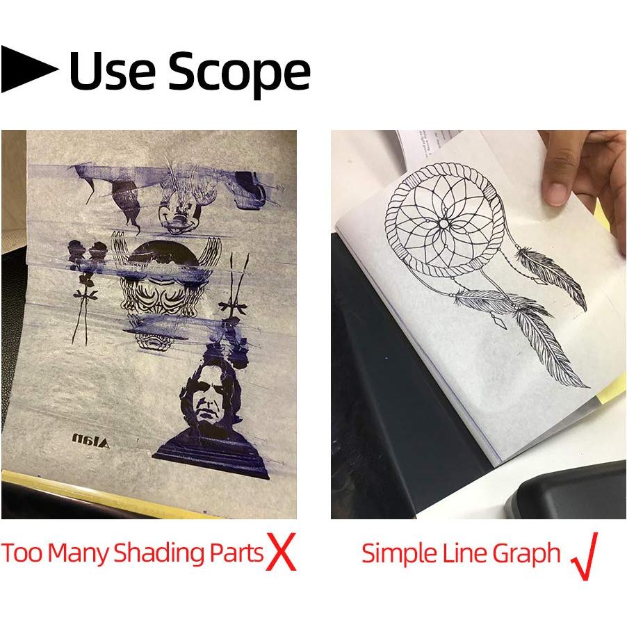 Máquina de Transferencia de Tatuajes ATOMUS 8008 Copiadora Térmica