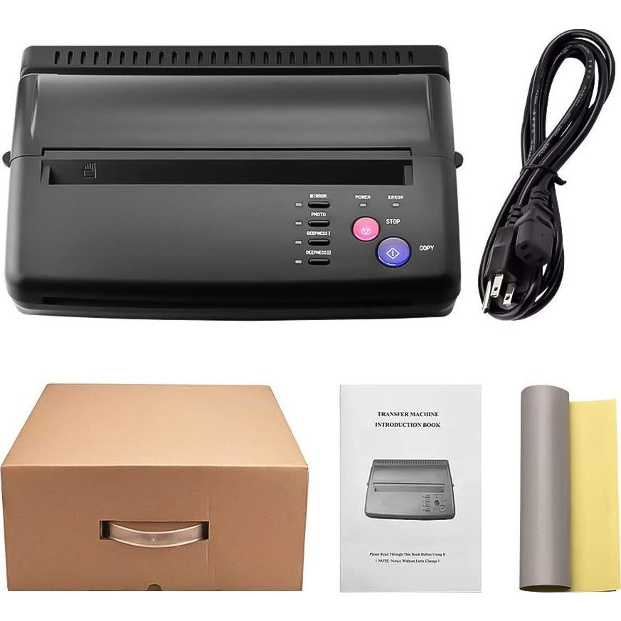 Máquina de Transferencia de Tatuajes ATOMUS 8008 Copiadora Térmica