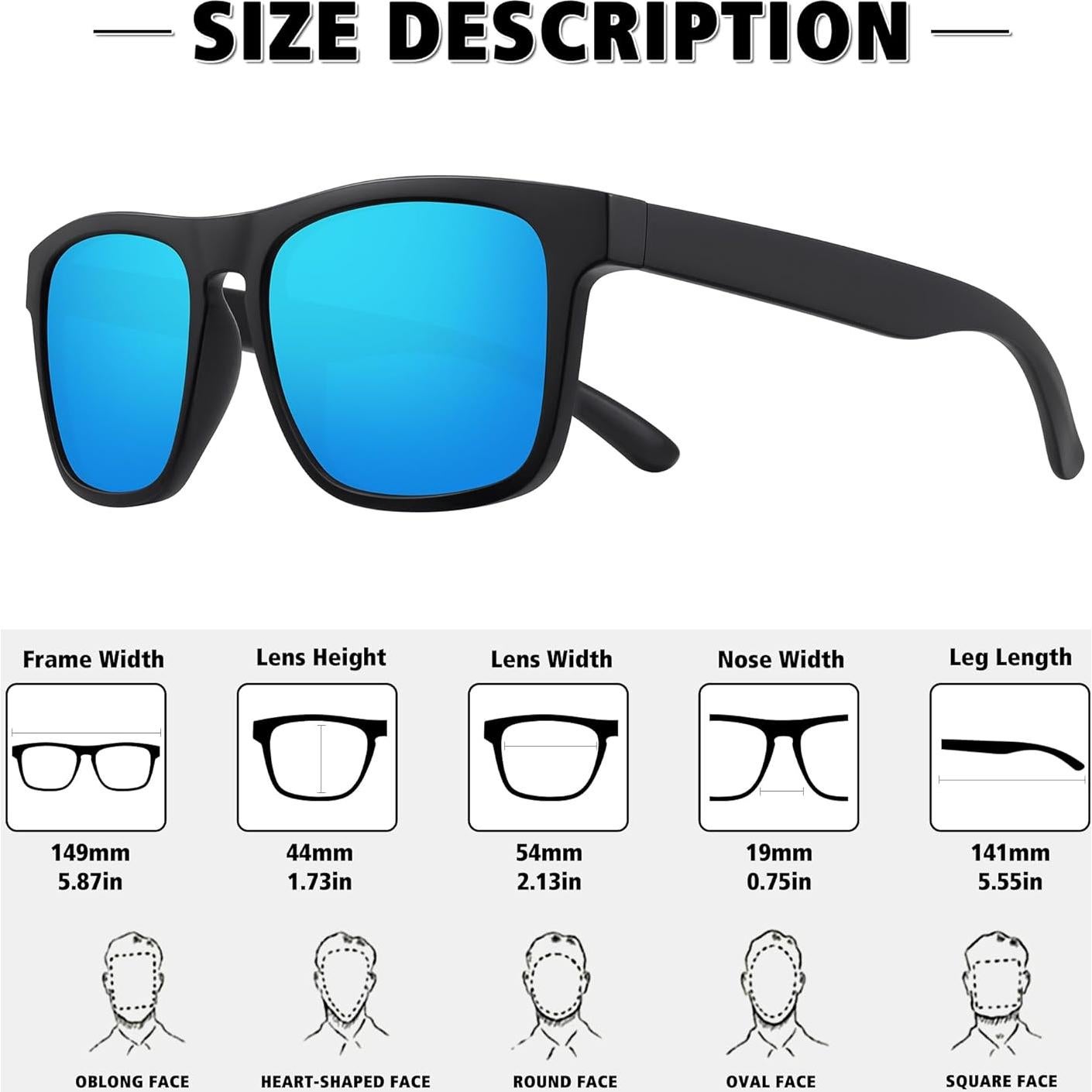 Gafas de sol polarizadas MEETSUN 3 en 1 UV400 para deportes