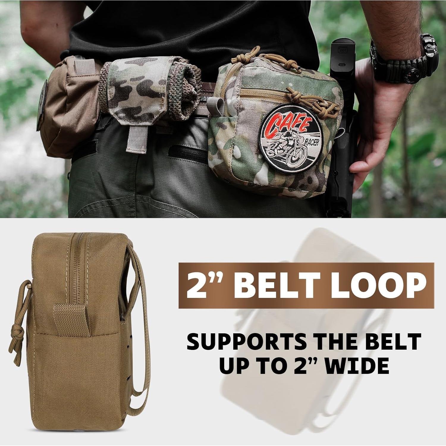 Bolsa Táctica CASONMMAX DP-18 Nylon 13.97x7.62cm