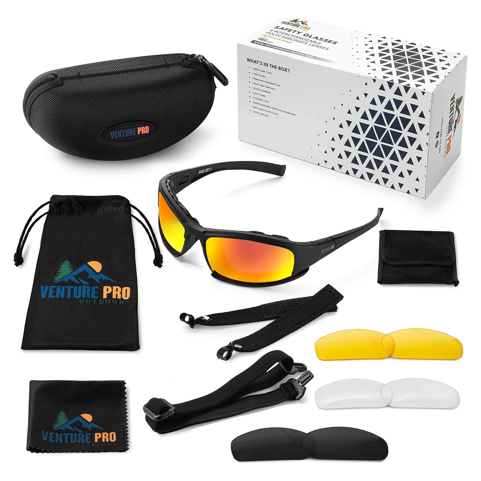 Gafas de Seguridad Venture Pro con Lentes Intercambiables UV