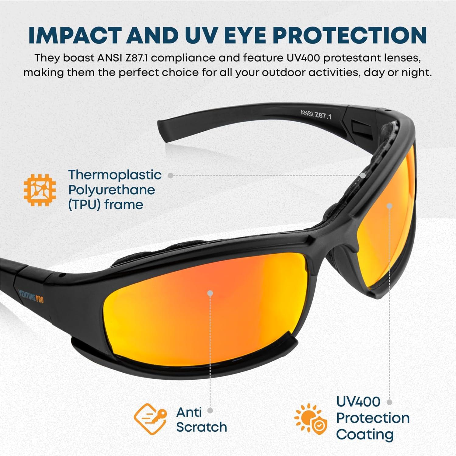 Gafas de Seguridad Venture Pro con Lentes Intercambiables UV
