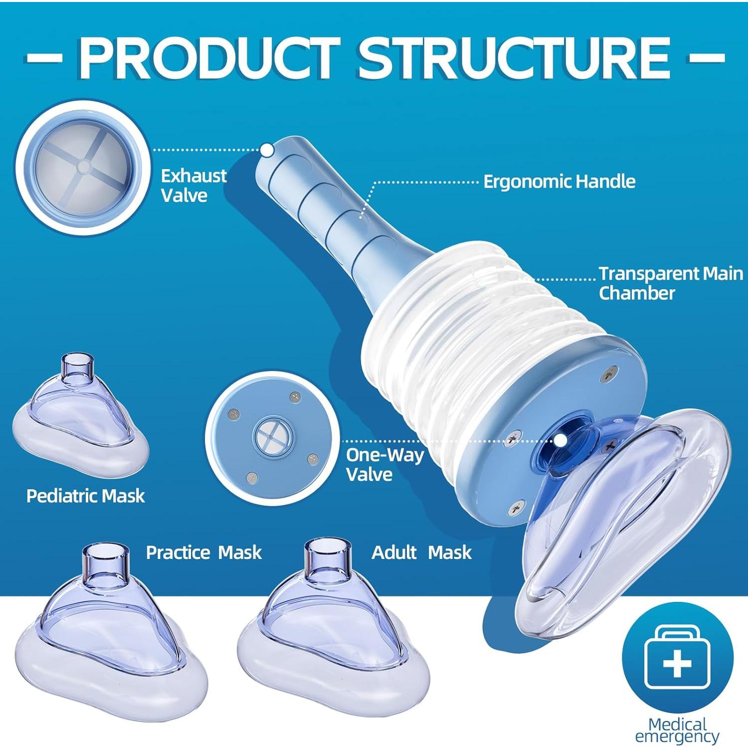 Dispositivo de Rescate por Asfixia Senvok - Kit Portátil para Niños y Adultos