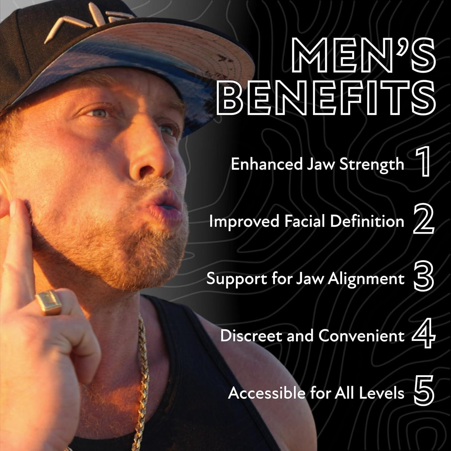 JawzrPro Ejercitador de Mandíbula Doble Papada 30 LBS