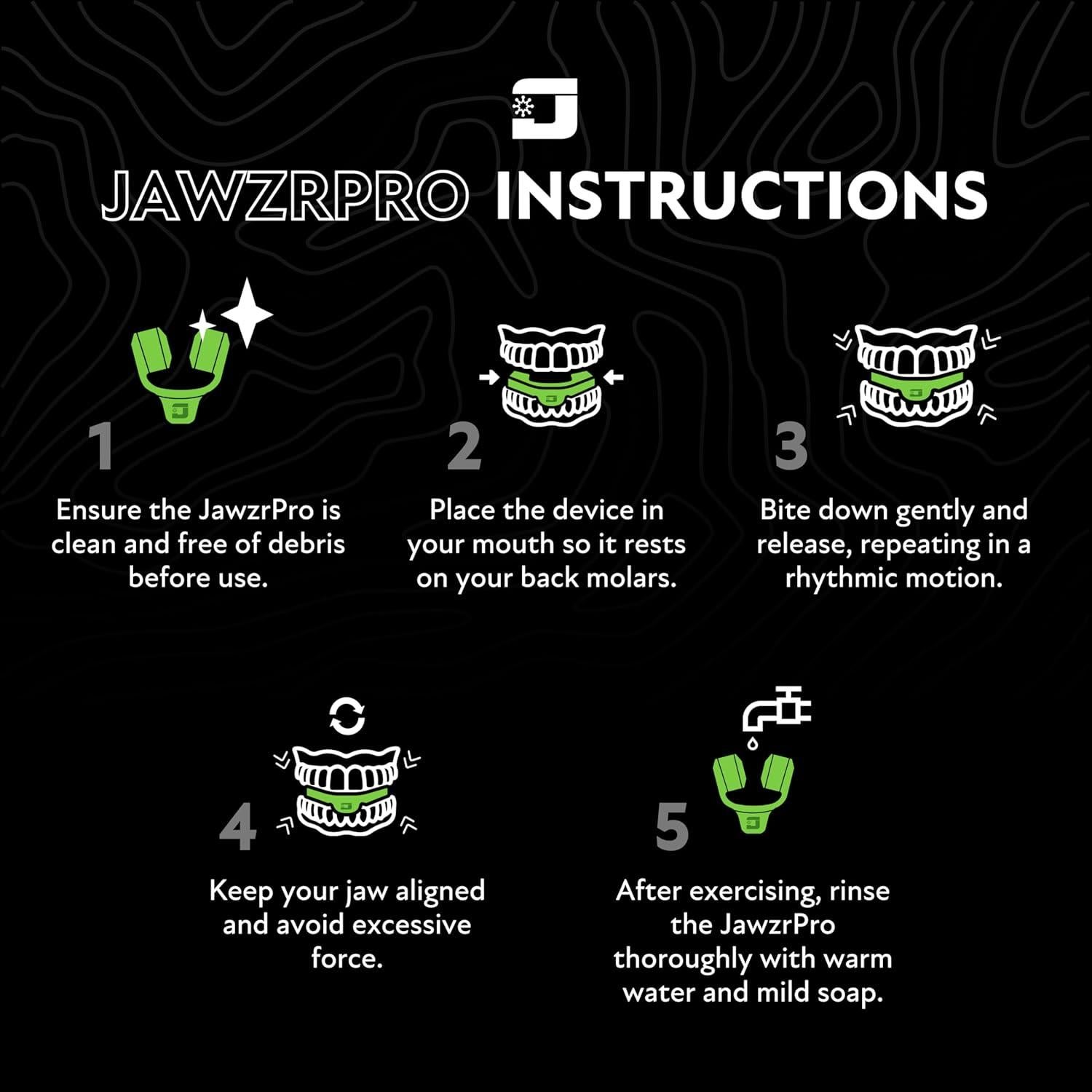 JawzrPro Ejercitador de Mandíbula Doble Papada 30 LBS