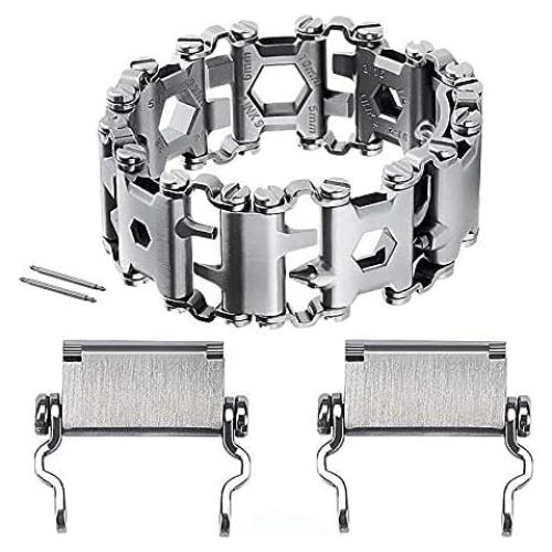 Pulsera Multiherramientas ONELANKS 29 en 1 Ajustable Plata