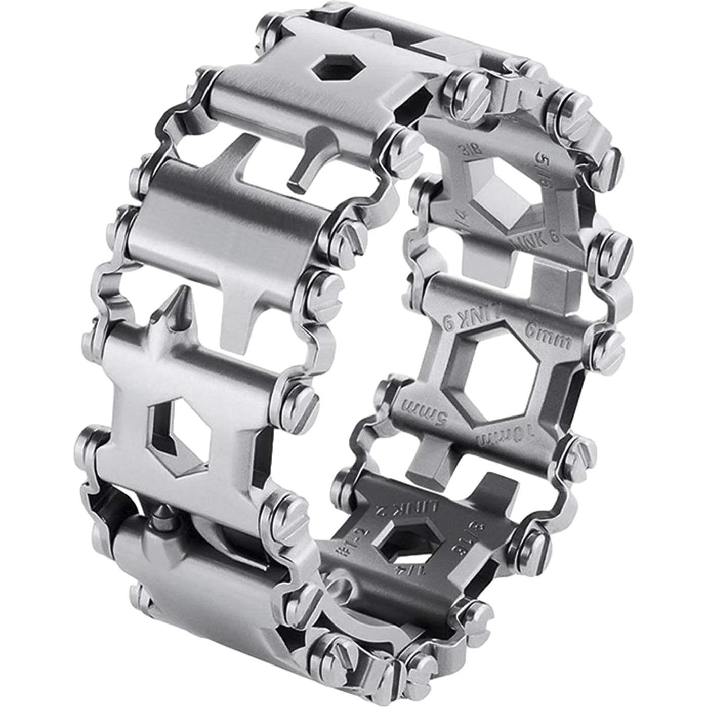 Pulsera Multiherramientas ONELANKS 29 en 1 Ajustable Plata