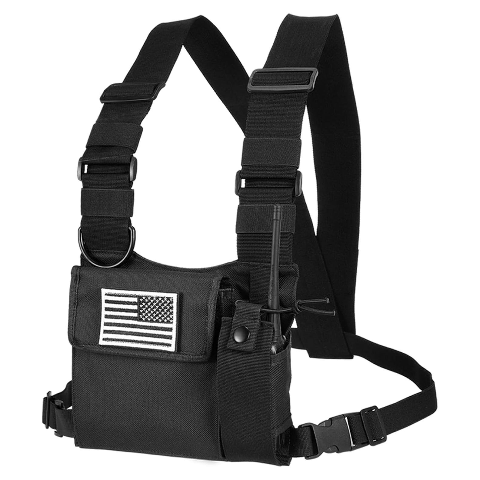 Arnés de Pecho abcGoodefg para Radio Unisex Ajustable