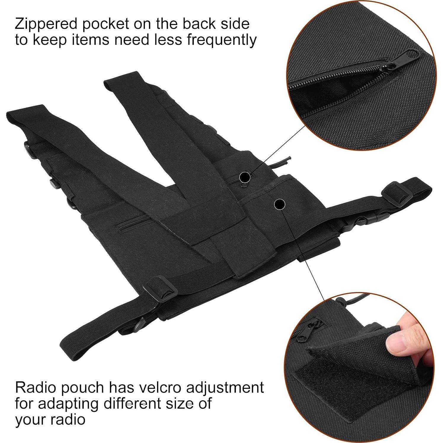 Arnés de Pecho abcGoodefg para Radio Unisex Ajustable