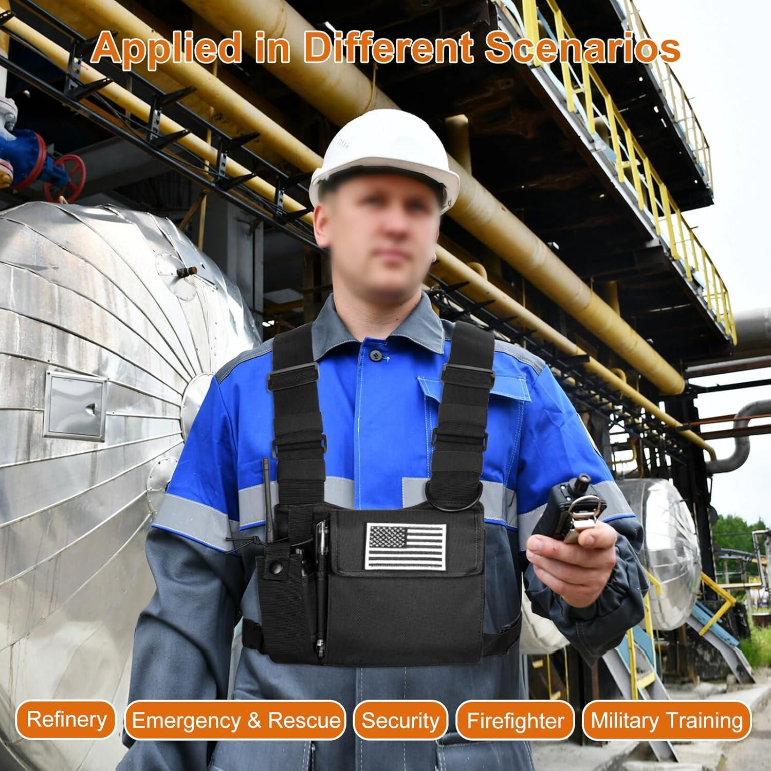 Arnés de Pecho abcGoodefg para Radio Unisex Ajustable