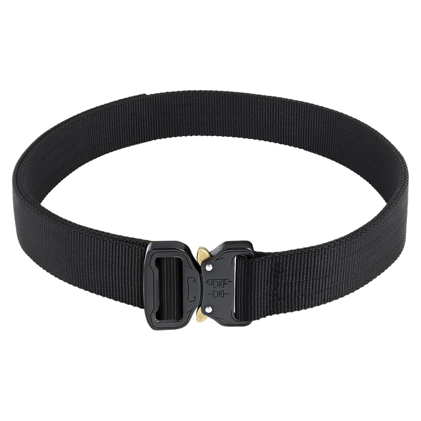 Cinturón Táctico AIKATE Nylon Resistente Negro S-XL