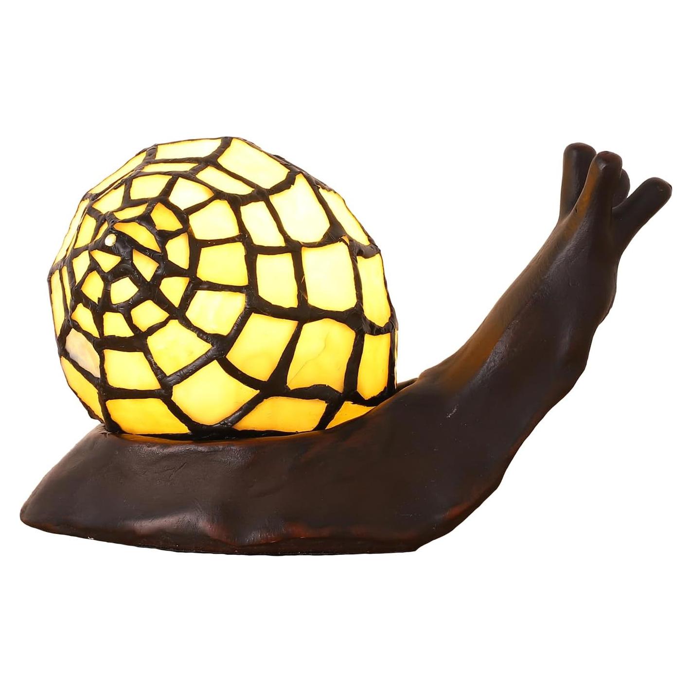 Lámpara de Mesa Tiffany KALOUFUL LED 3 Temperaturas 15x20cm