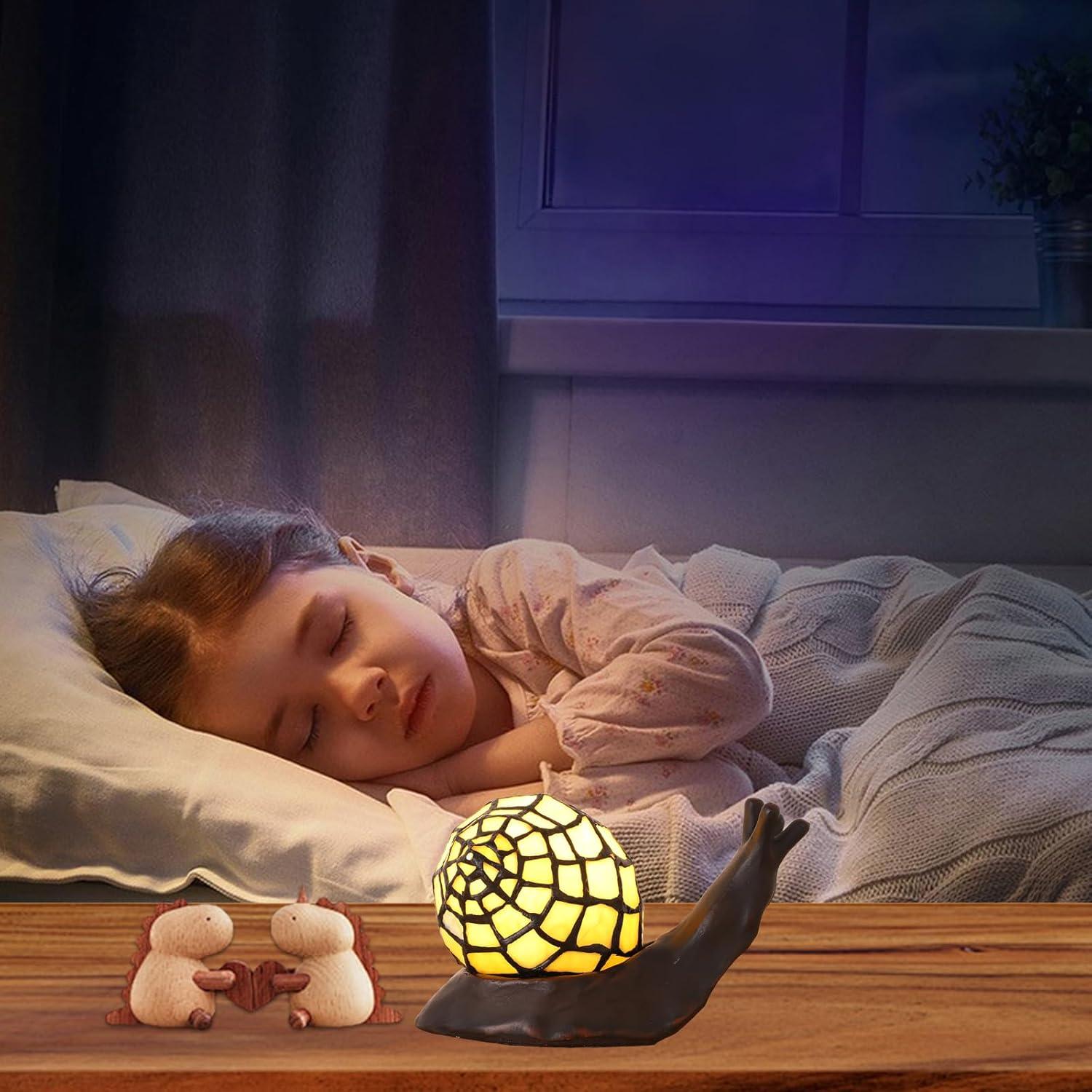 Lámpara de Mesa Tiffany KALOUFUL LED 3 Temperaturas 15x20cm