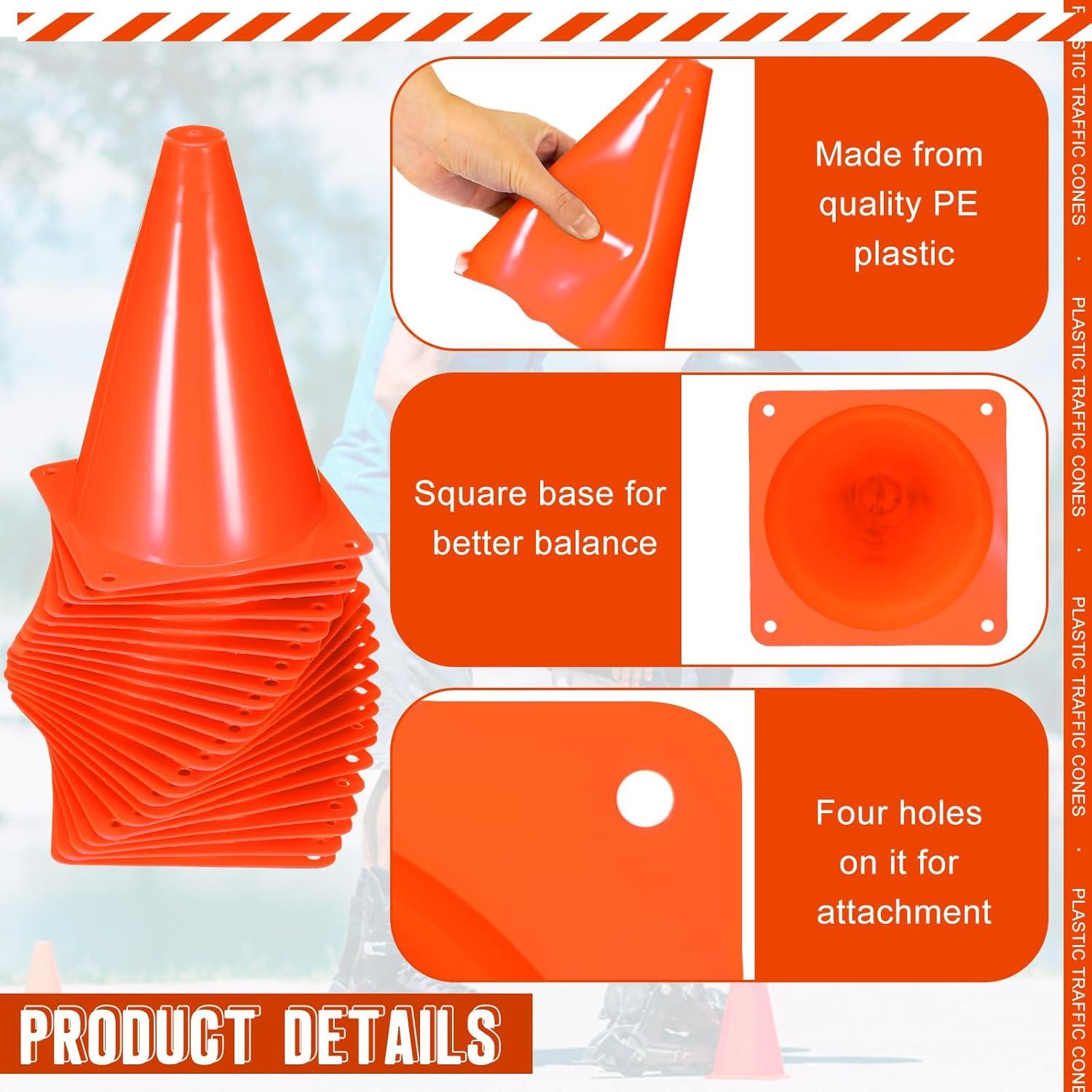 Conos de Entrenamiento Syhood 30 Piezas Naranja 18 cm