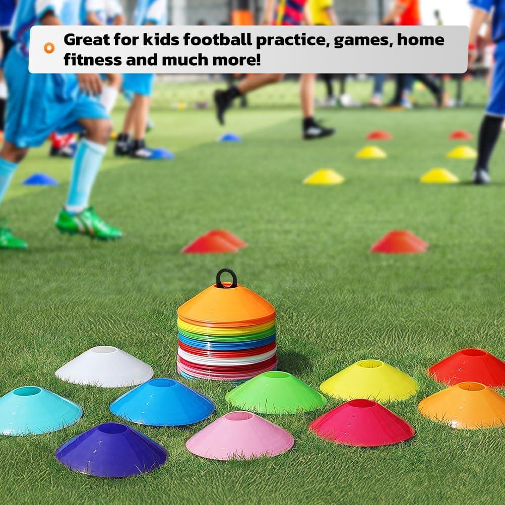 Conos de Fútbol GHB 50/100 Unidades Entrenamiento Agilidad