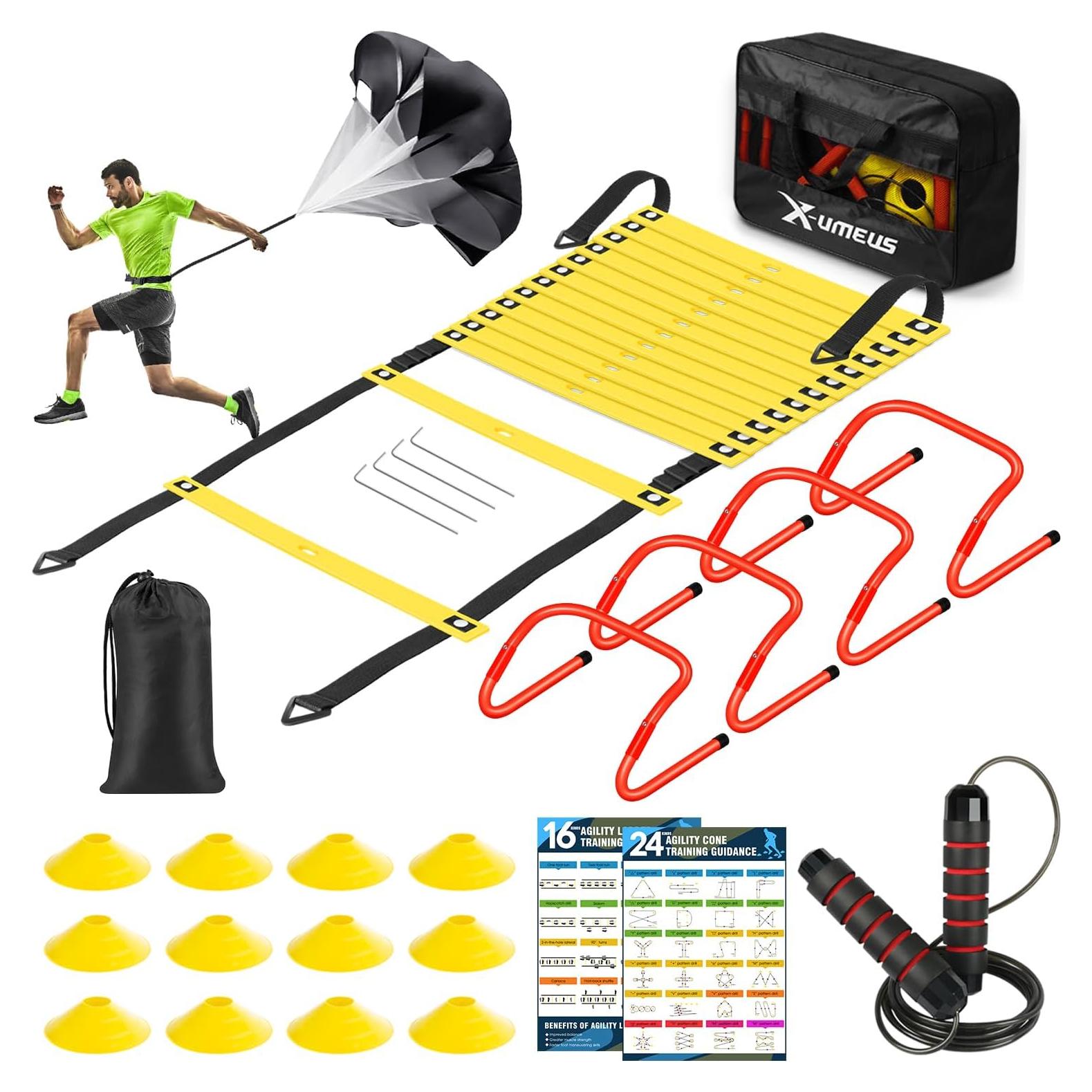 Kit de Entrenamiento de Agilidad X-UMEUS - 20 pies (6,10 m)