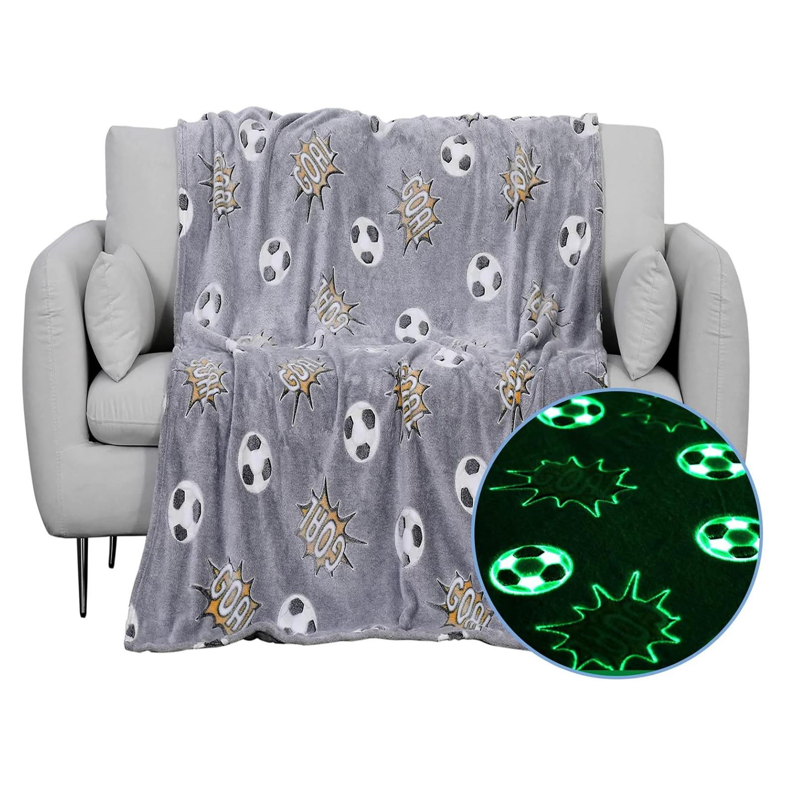 Manta de Fútbol Wesan 1.27m x 1.52m Brilla en la Oscuridad