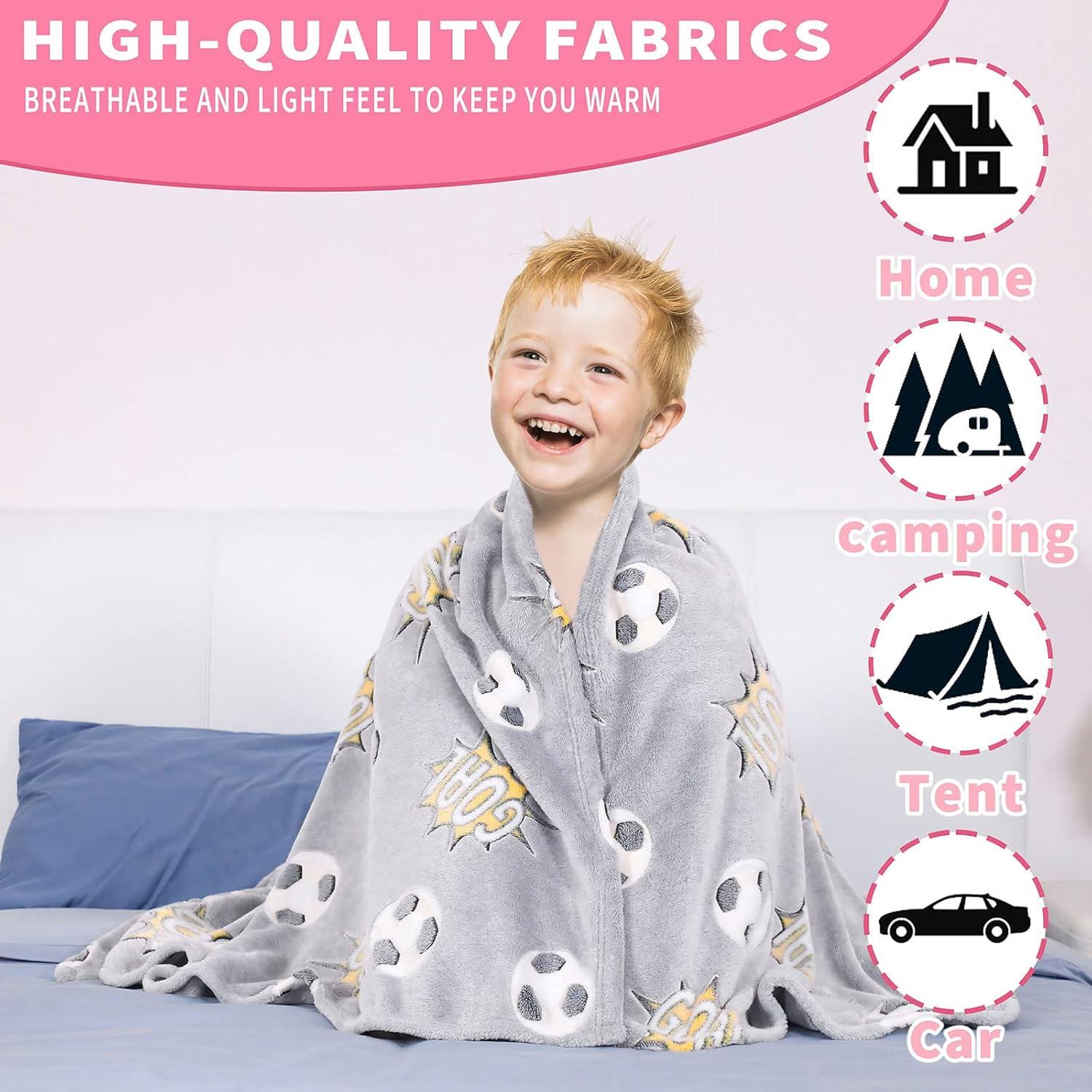 Manta de Fútbol Wesan 1.27m x 1.52m Brilla en la Oscuridad