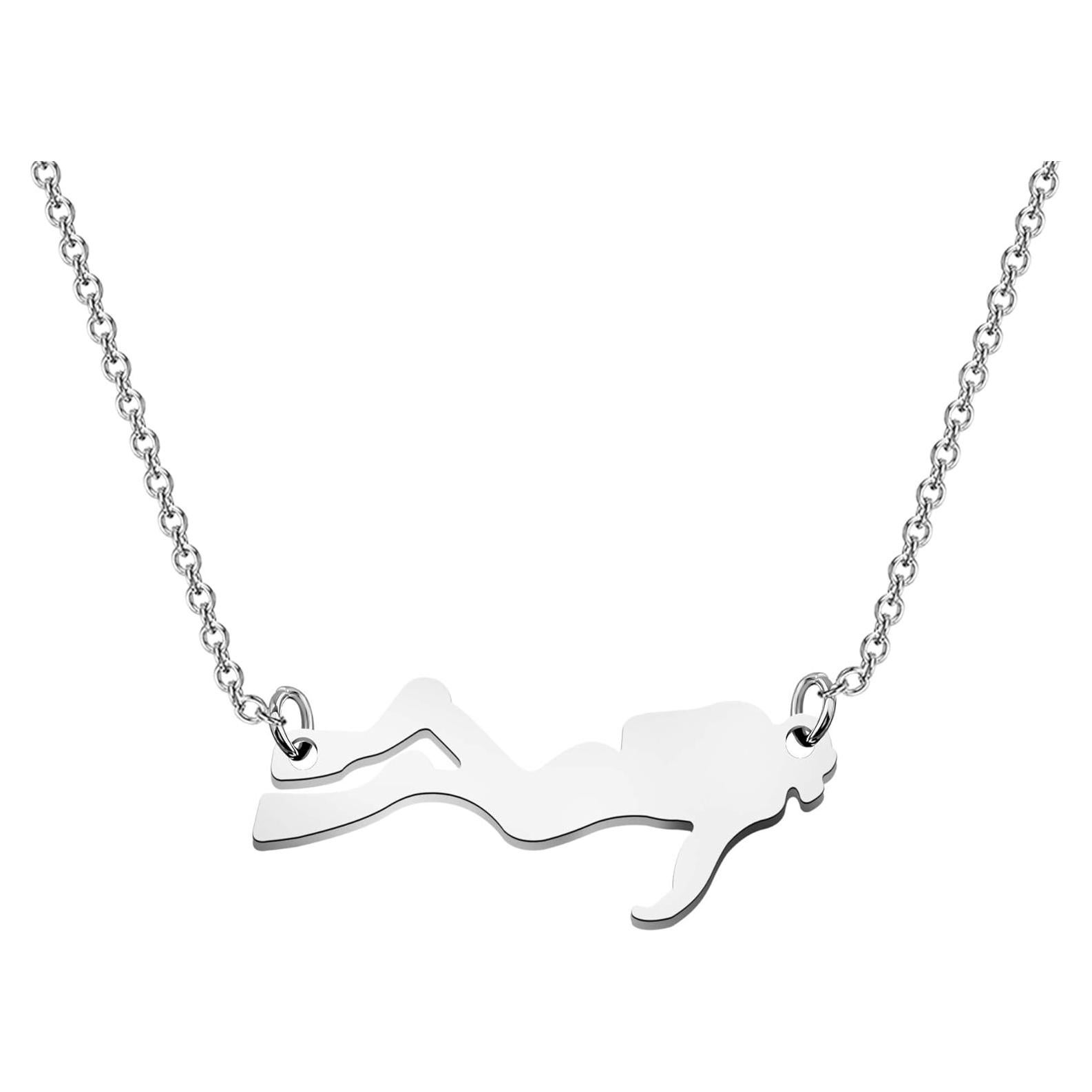 Collar de Buceador BAUNA Acero Inoxidable 46 cm Regalo