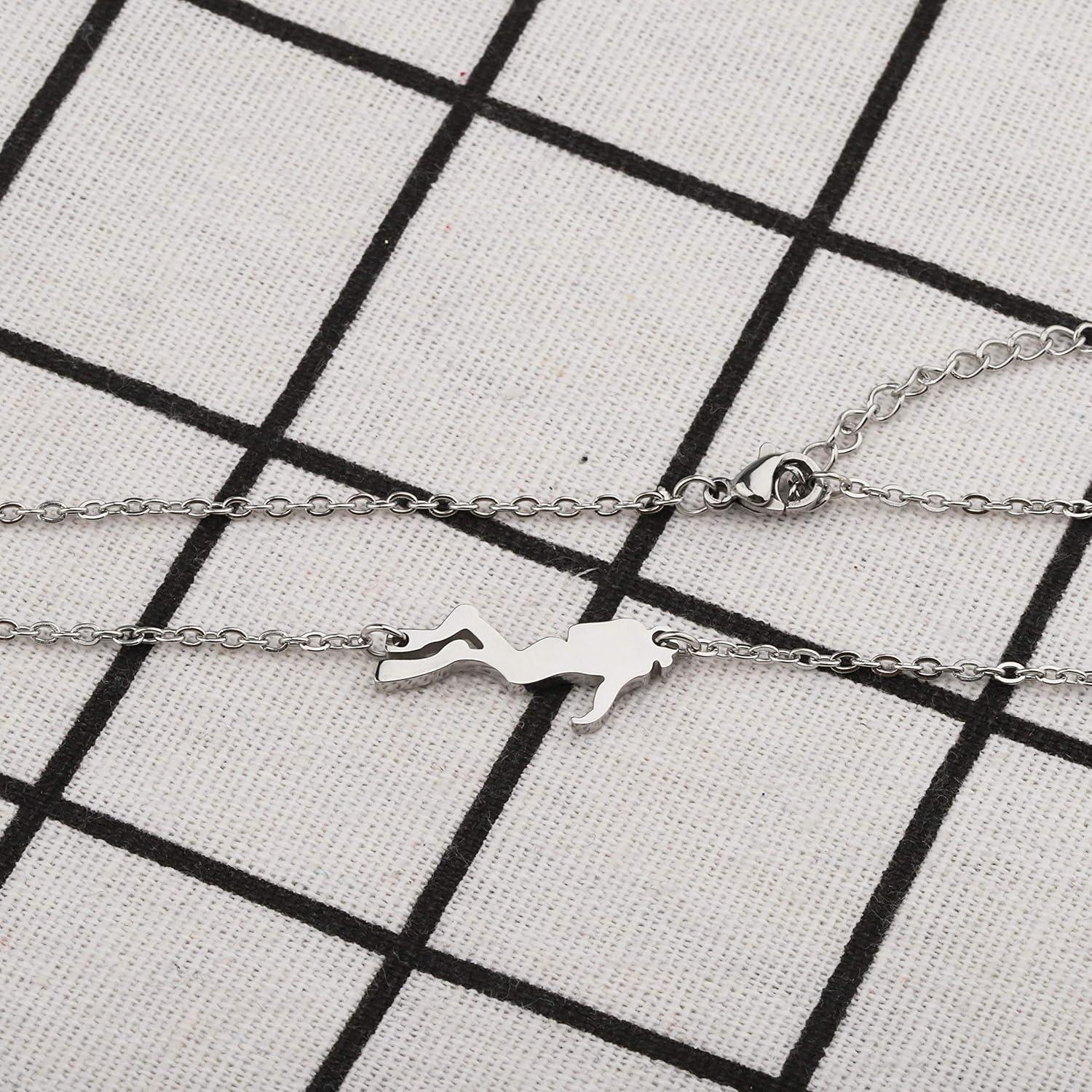 Collar de Buceador BAUNA Acero Inoxidable 46 cm Regalo