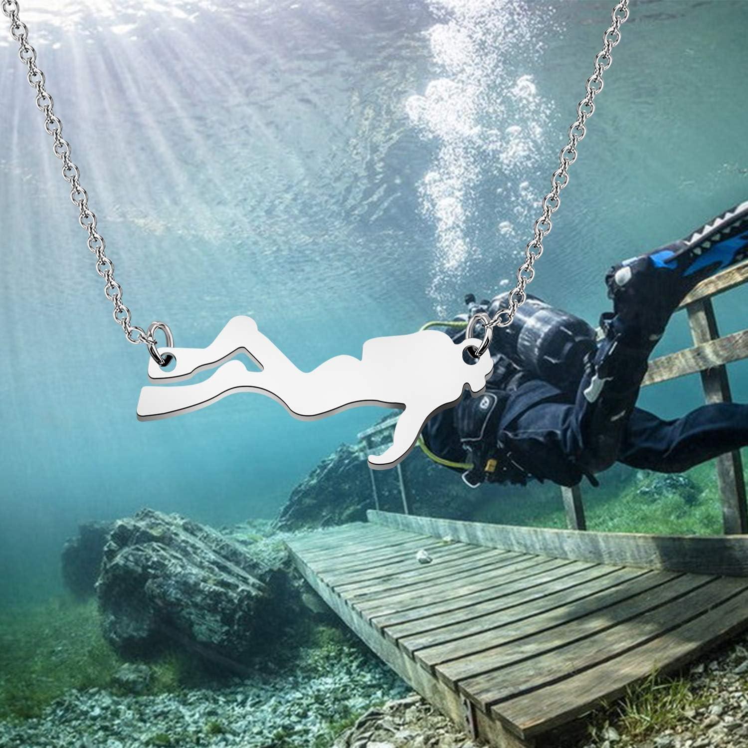 Collar de Buceador BAUNA Acero Inoxidable 46 cm Regalo