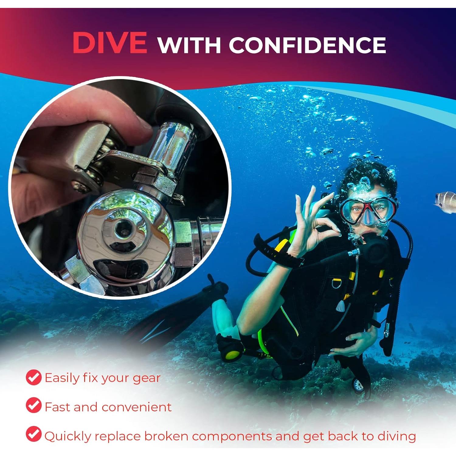 Kit de Mantenimiento de Buceo Save-A-Dive 60 O-Rings y Herramientas