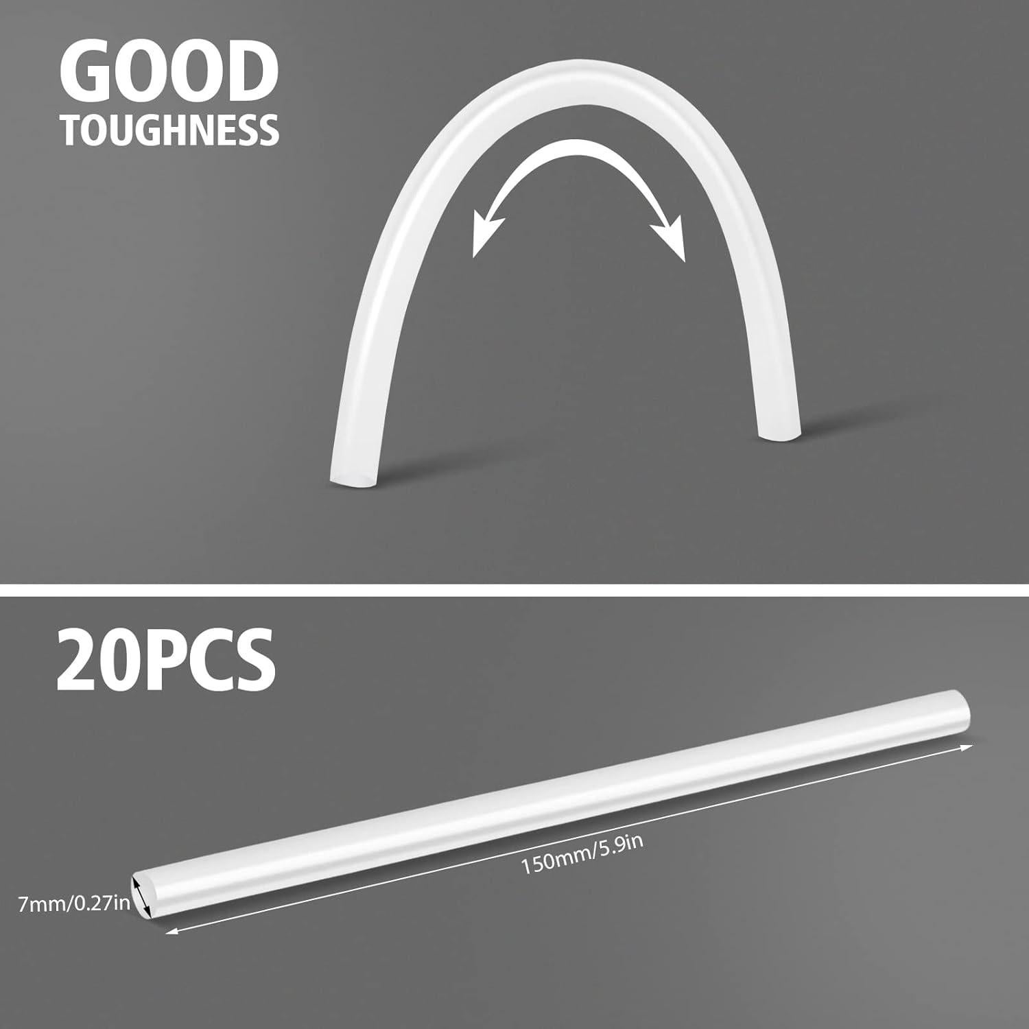 Palitos de Pegamento Caliente LIVOWALNY 20 PCS 15 cm