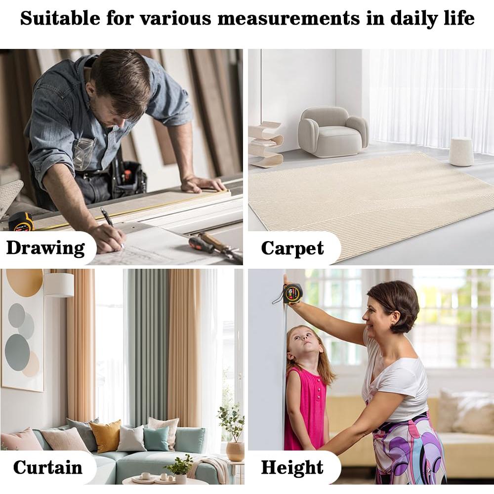 Cinta Métrica Retráctil Yicelerate 10 m con Bloqueo Manual