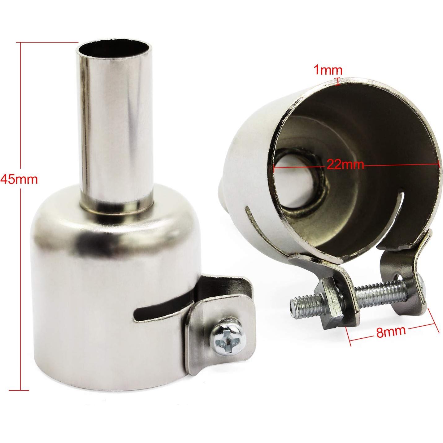 Kit de Boquillas para Pistola de Calor OCR 12PCS Acero Inoxidable