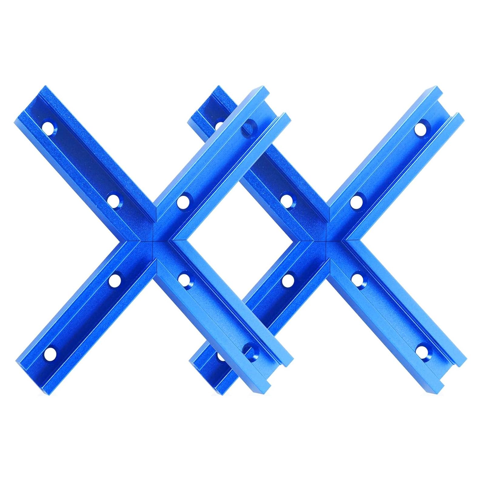 T-Tracks de Aluminio para Carpintería Bikykose - 2 Paquete