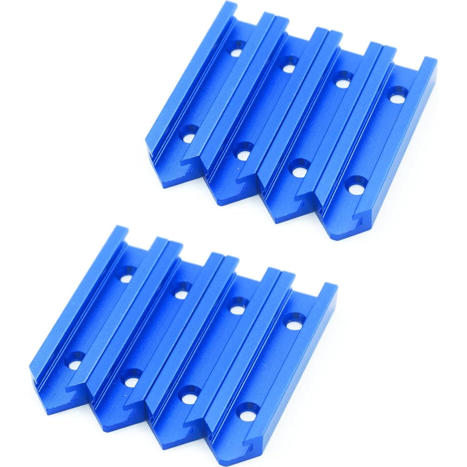 T-Tracks de Aluminio para Carpintería Bikykose - 2 Paquete