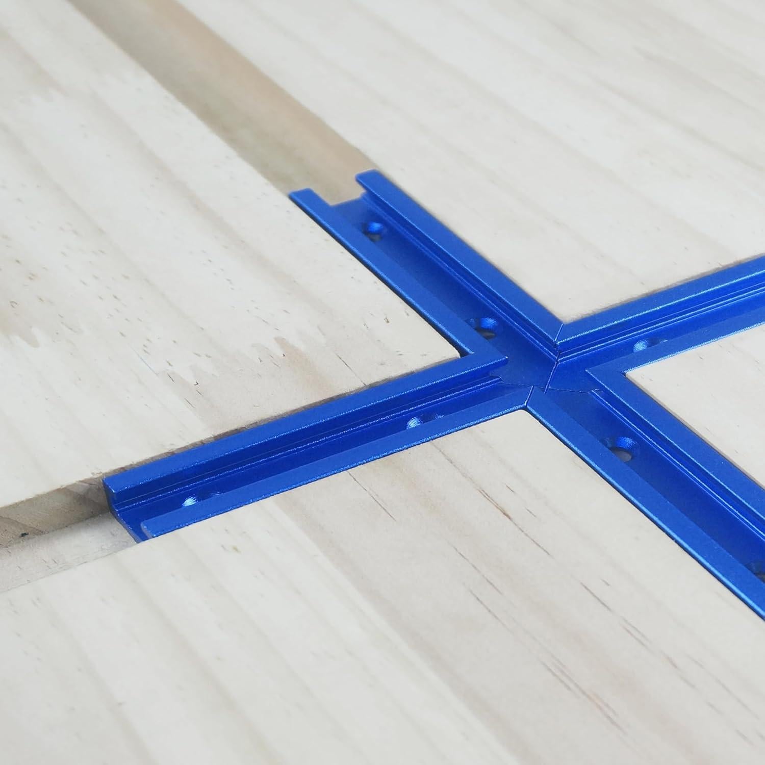 T-Tracks de Aluminio para Carpintería Bikykose - 2 Paquete