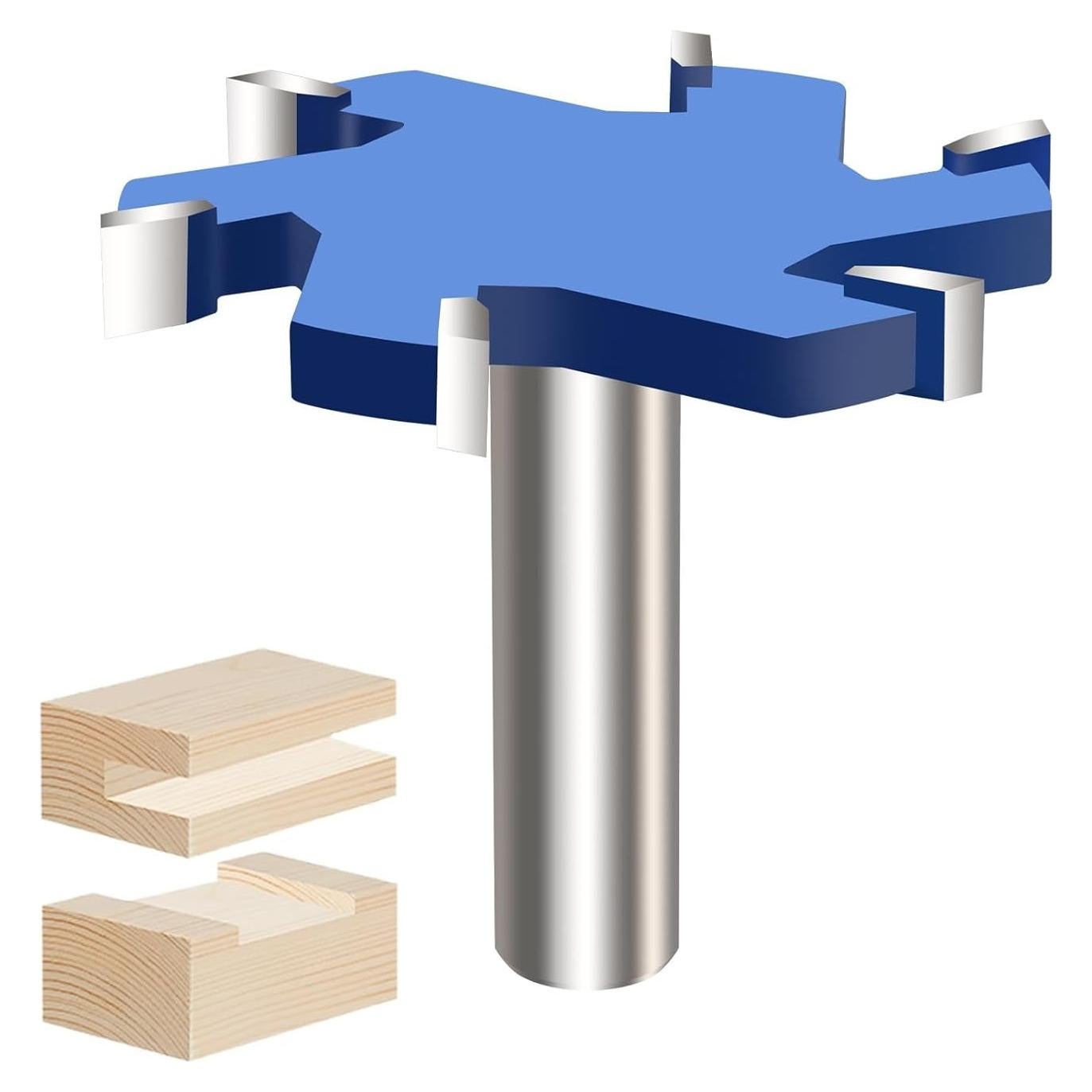 Cortador de Ranuras Vearter 65mm Carburo 6 Alas para Router