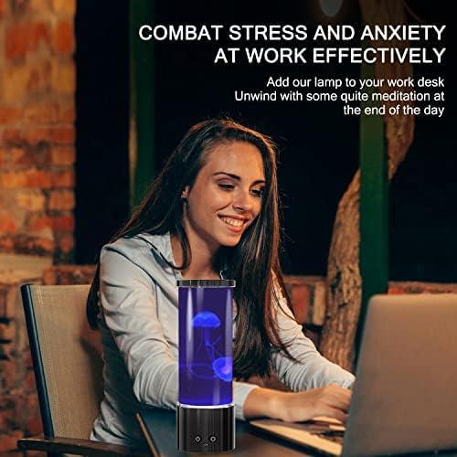 Lámpara de Medusa FBSPORT, Luz Nocturna Acuario 17 Colores