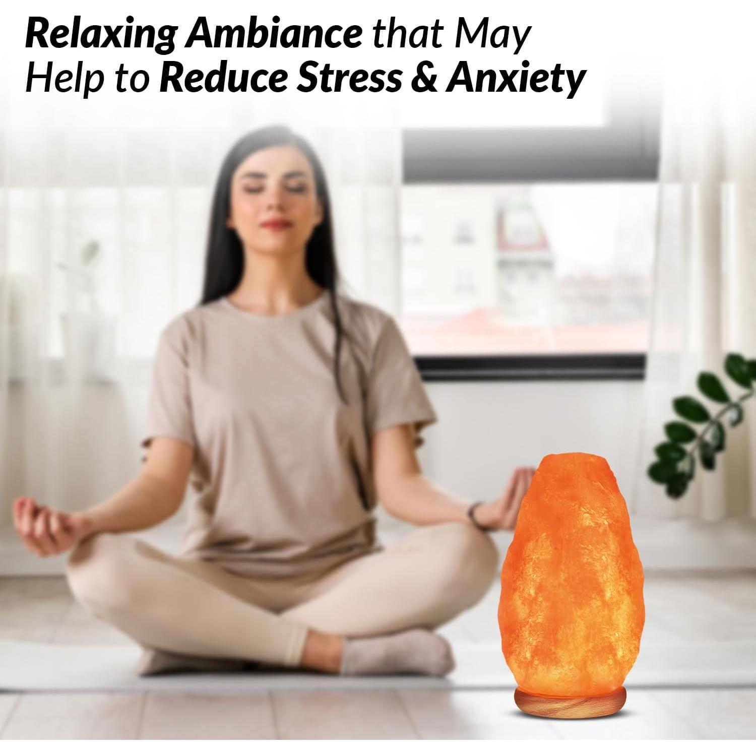 Lámpara de Sal del Himalaya WBM USB Táctil 2.7-3.6 kg