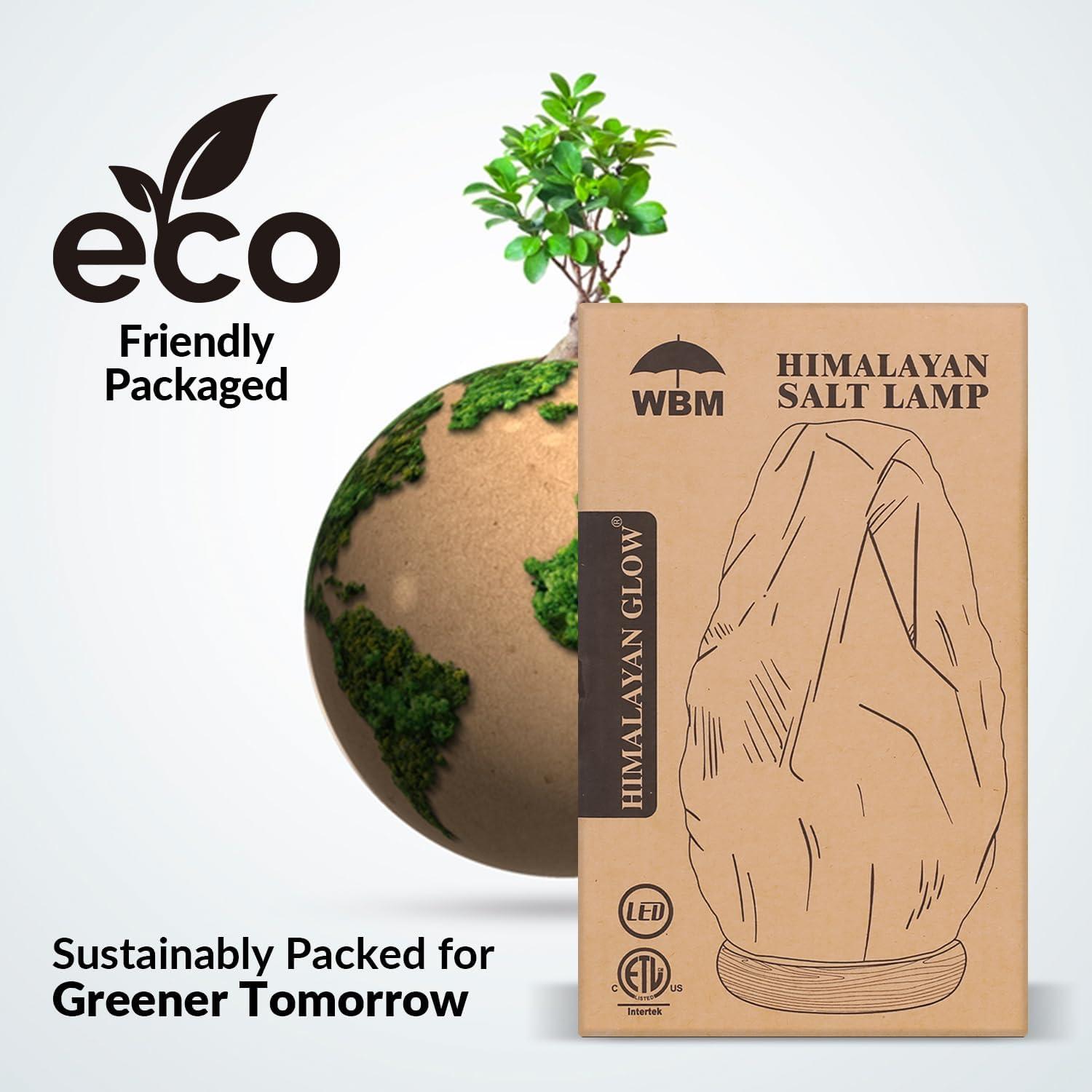 Lámpara de Sal del Himalaya WBM USB Táctil 2.7-3.6 kg