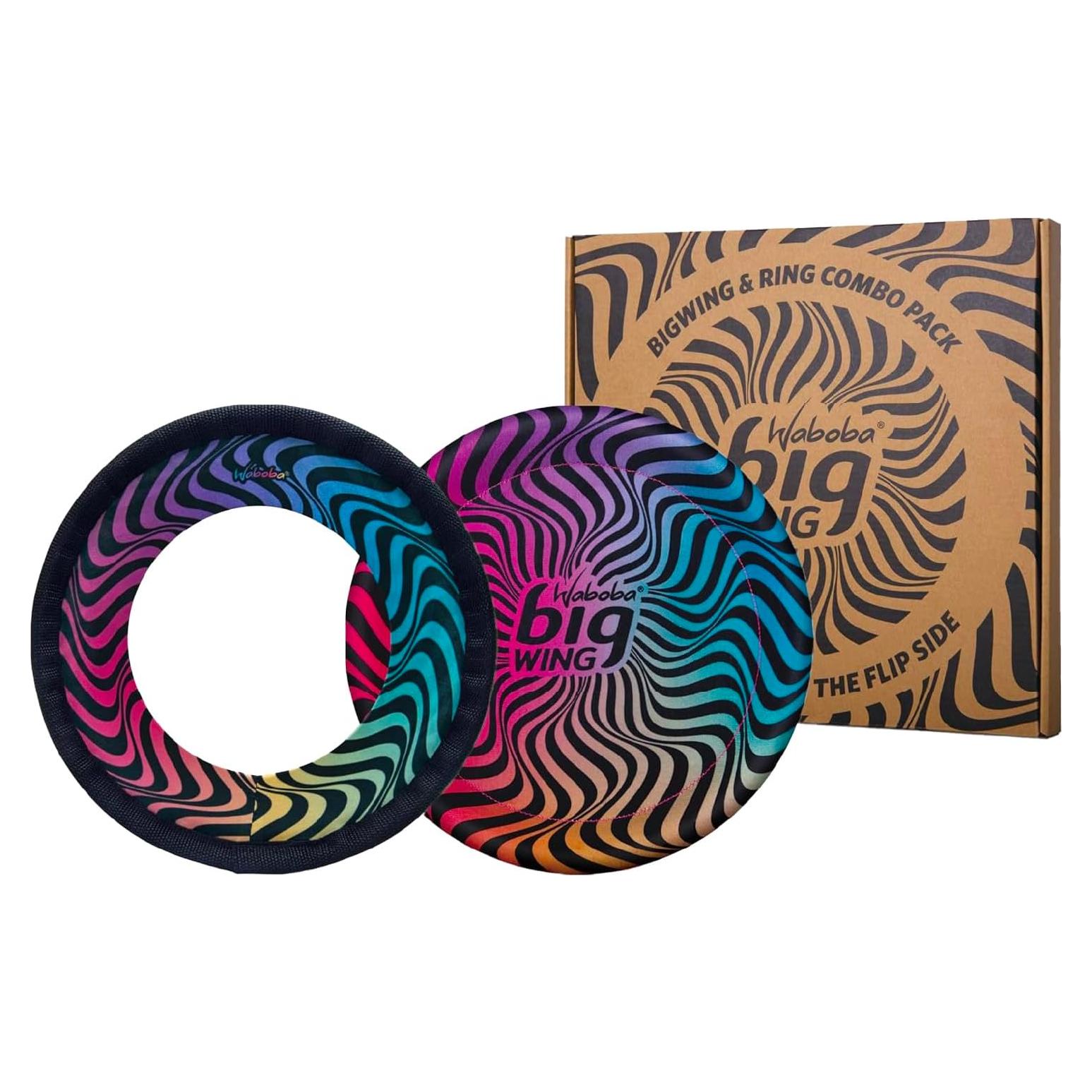 Frisbees Waboba BigWing y BigRing - Paquete 2 Discos Suaves