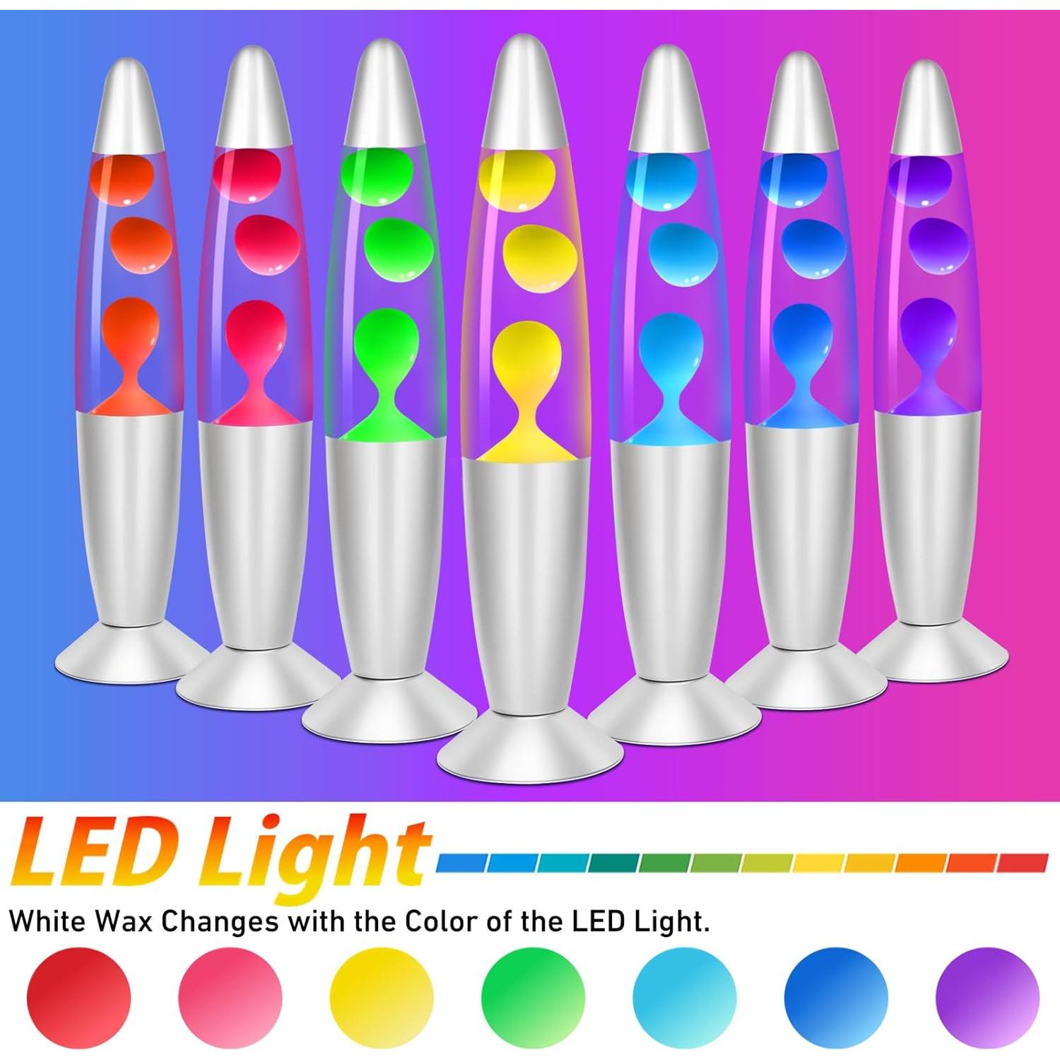 Lámpara LED Cambiante Dalavalampa 33 cm 7 Colores