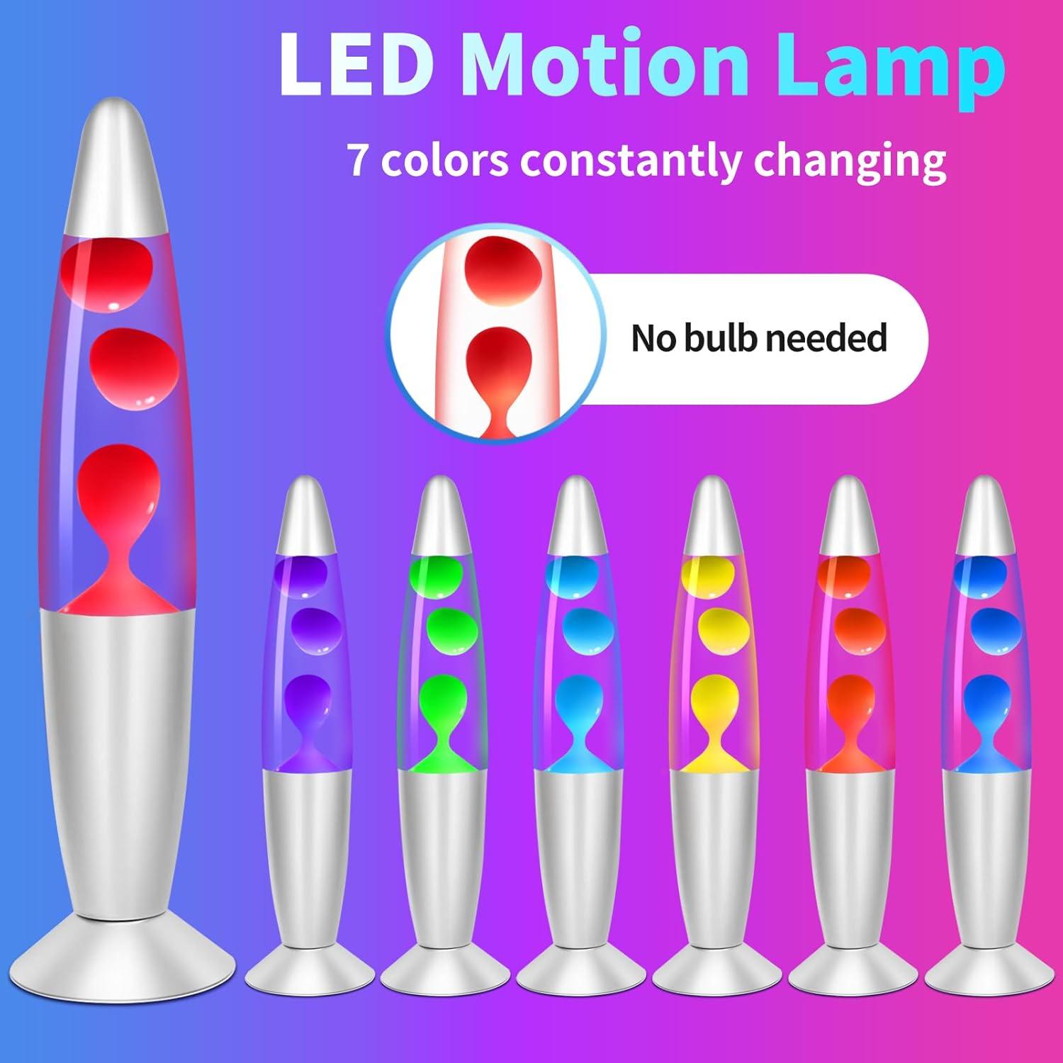 Lámpara LED Cambiante Dalavalampa 33 cm 7 Colores