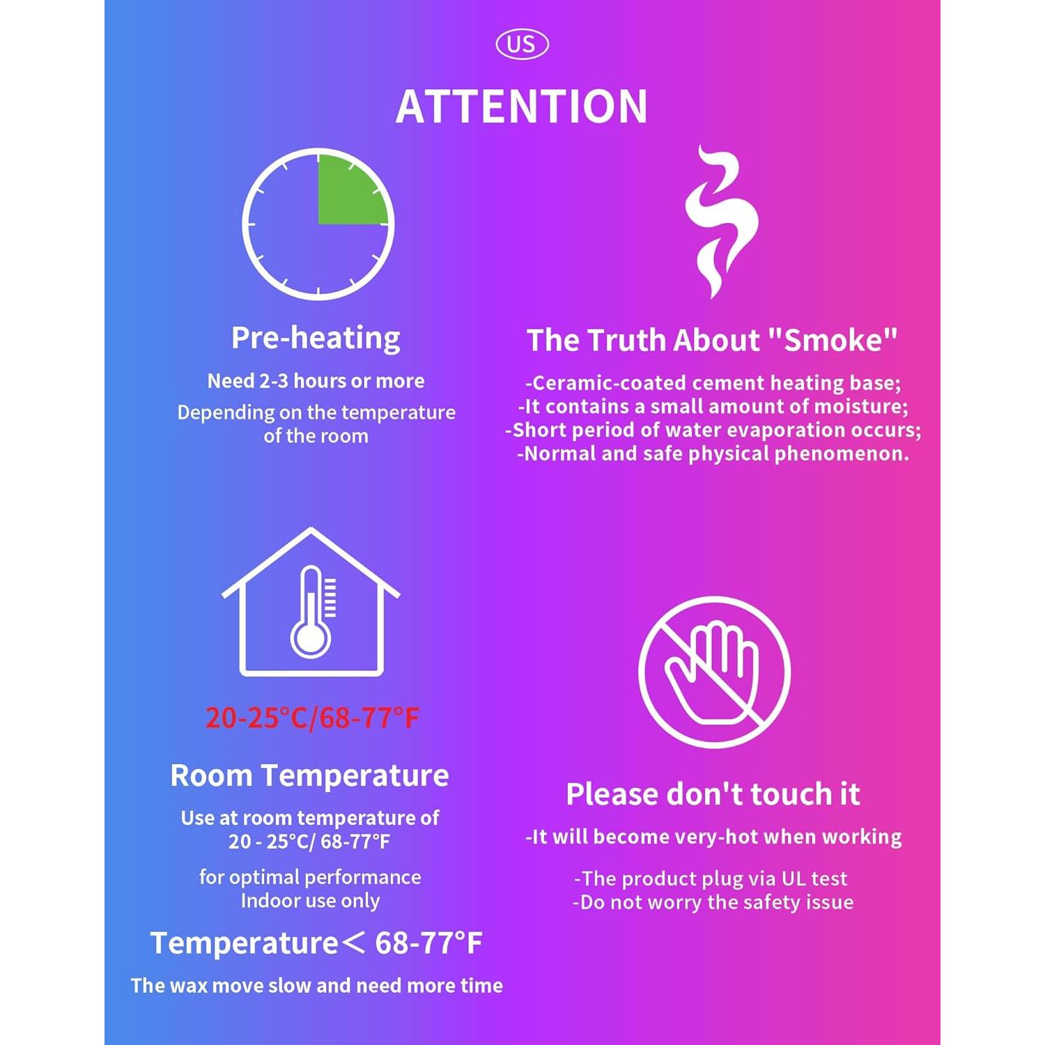 Lámpara LED Cambiante Dalavalampa 33 cm 7 Colores