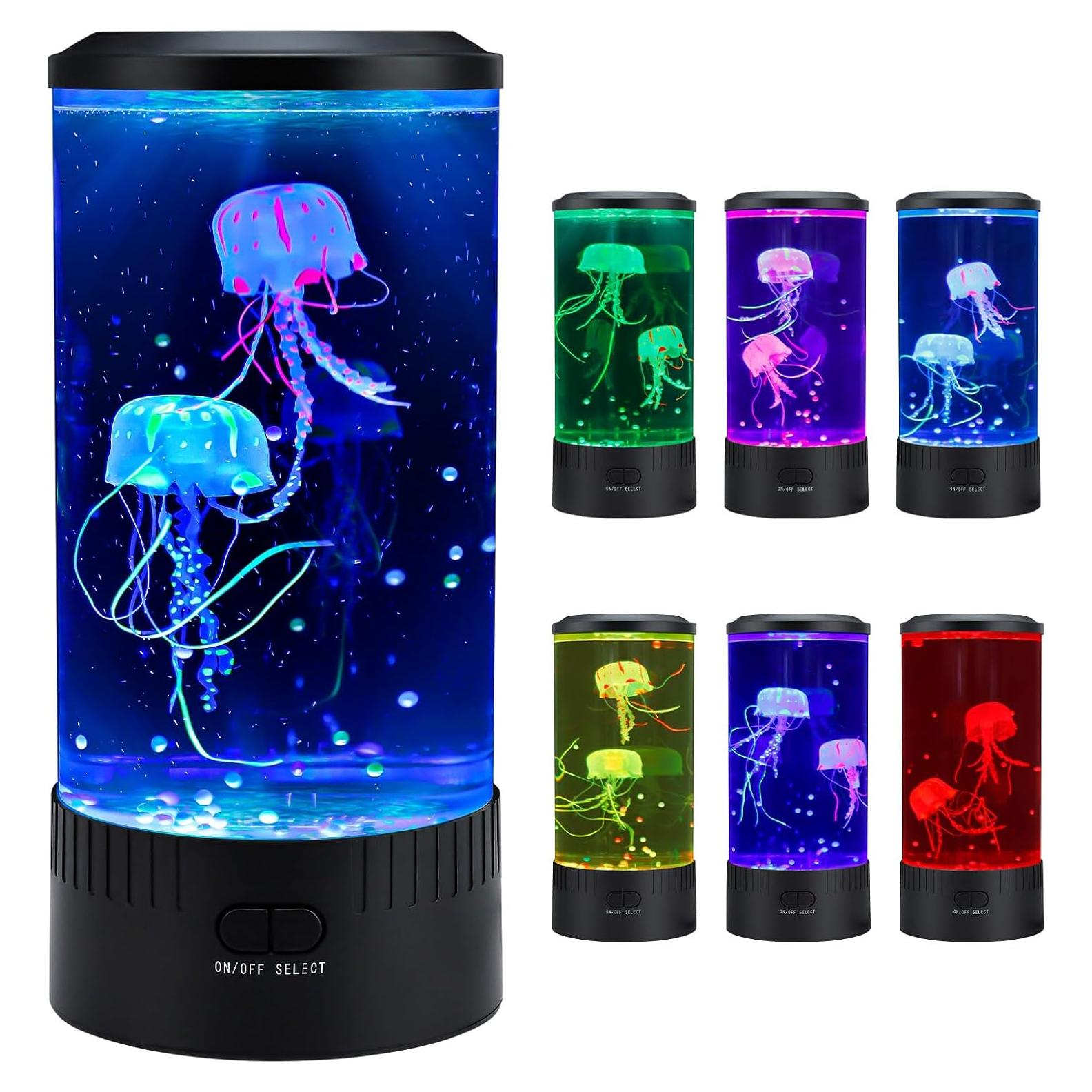 Lámpara de Medusas Relity con Control Remoto y Luz Colorida