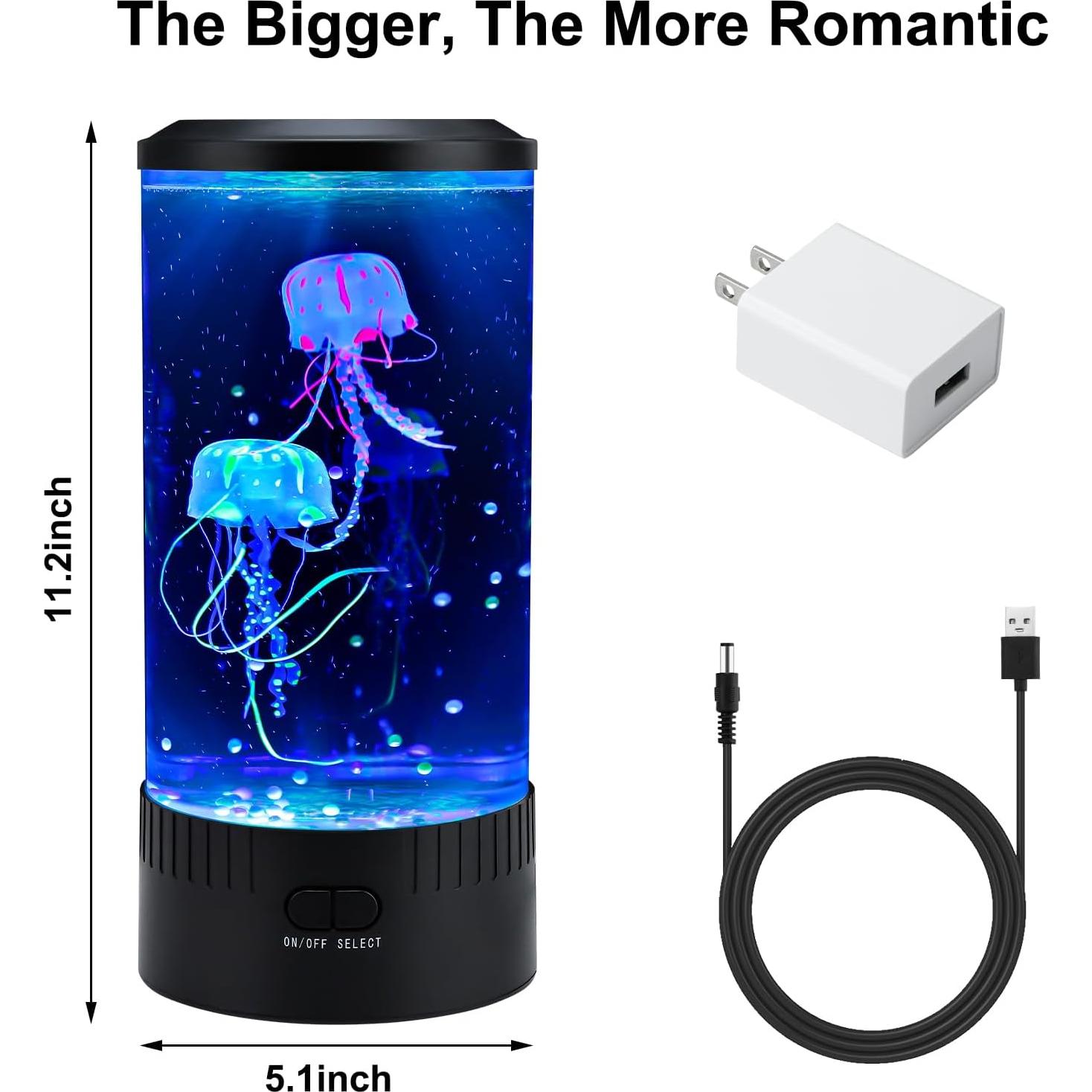 Lámpara de Medusas Relity con Control Remoto y Luz Colorida