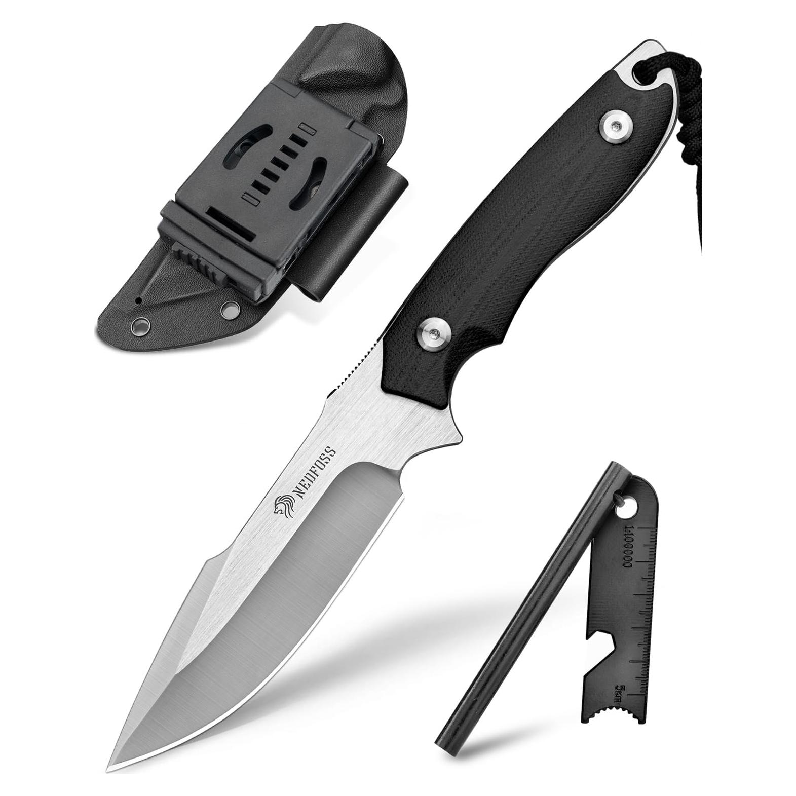 Cuchillo de Supervivencia NedFoss Free-Wolf 23.5 cm con Funda