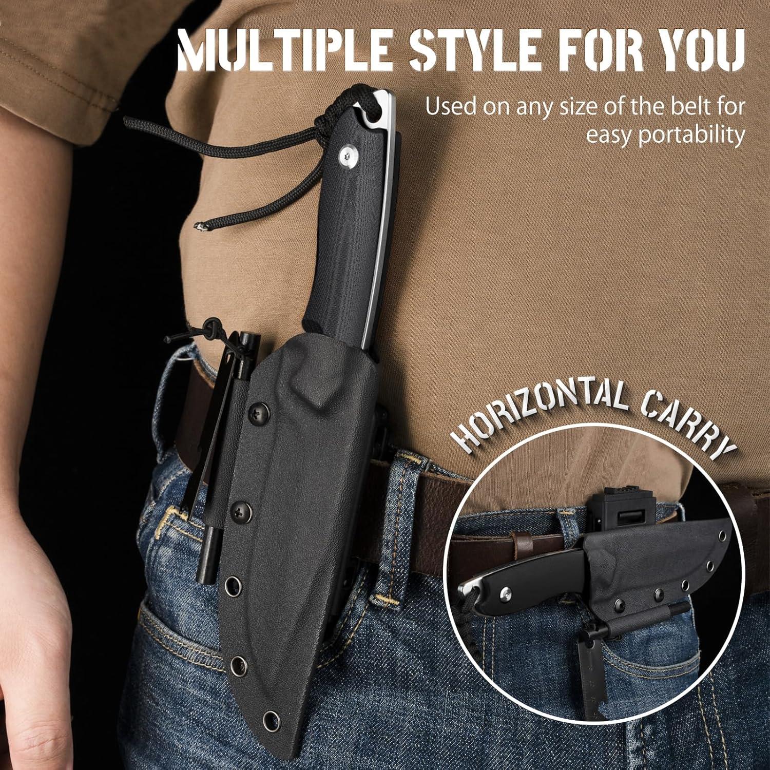 Cuchillo de Supervivencia NedFoss Free-Wolf 23.5 cm con Funda