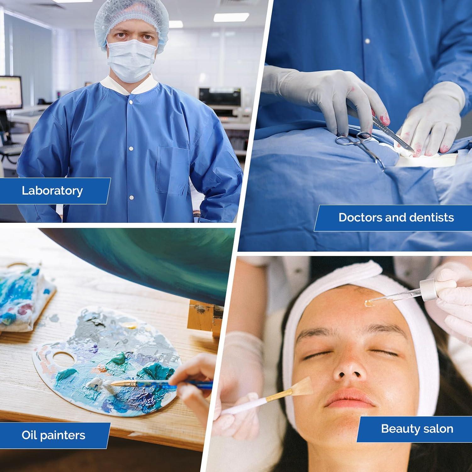 Batas de Laboratorio Desechables JMU X-Large Azul 10 Pzas