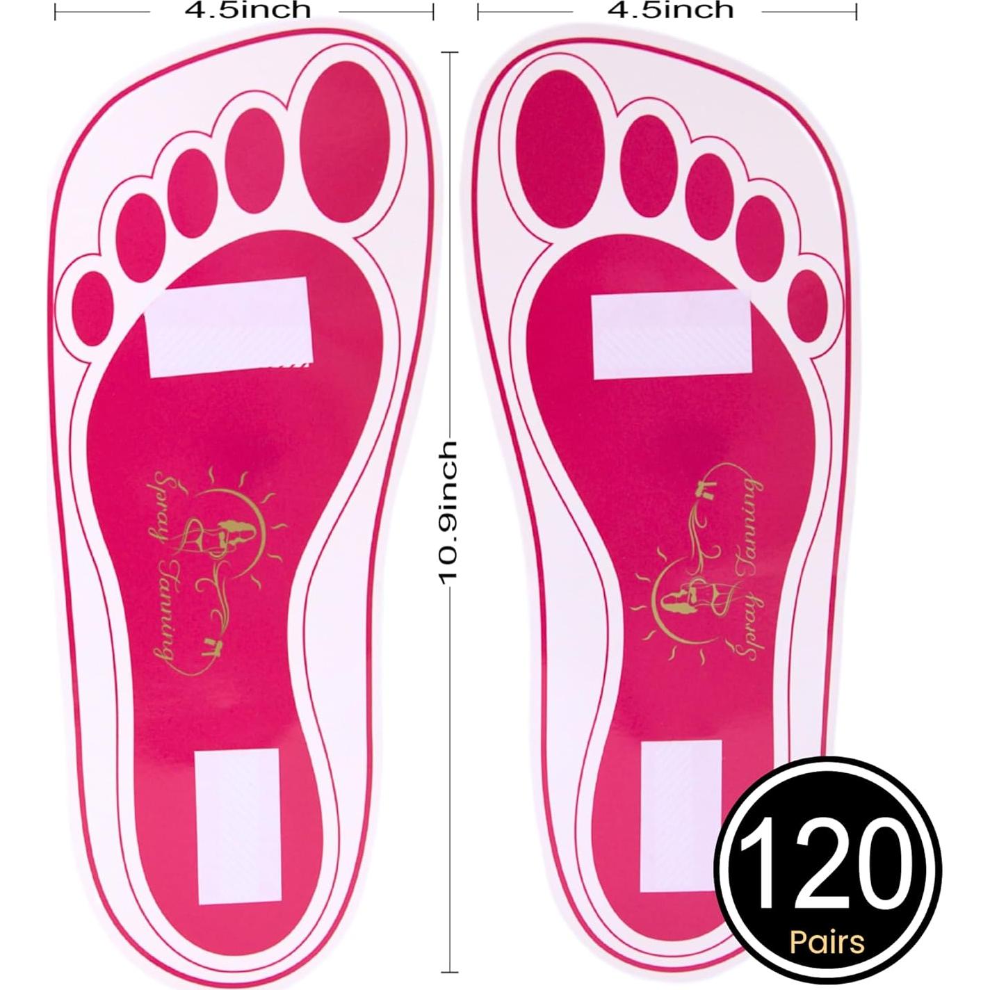 120 Pares Almohadillas Desechables Bronceado HeeStar 27.69 cm