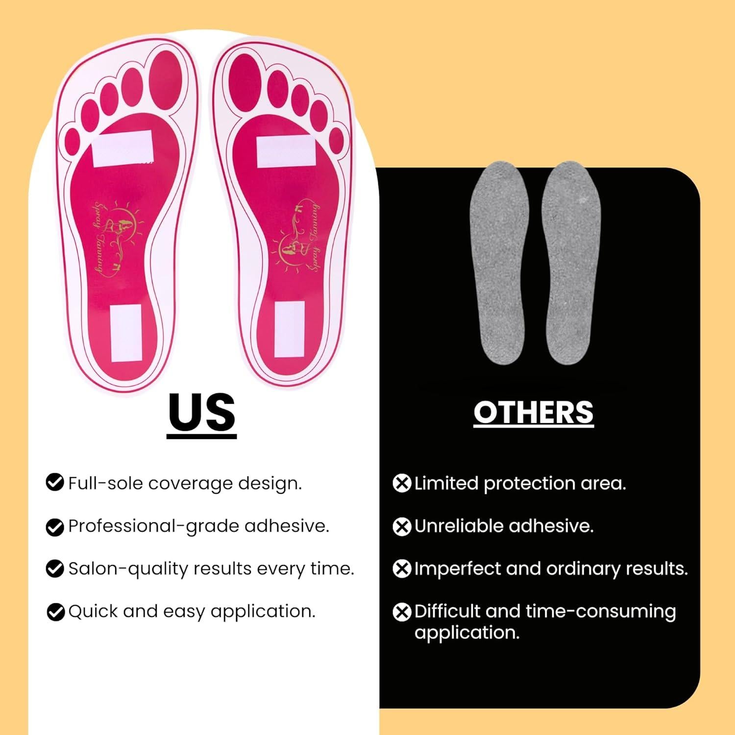 120 Pares Almohadillas Desechables Bronceado HeeStar 27.69 cm