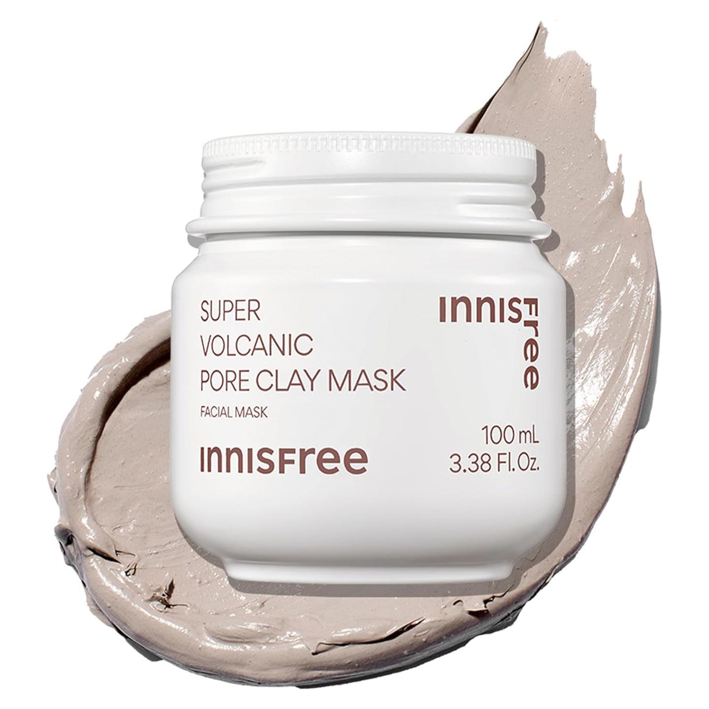 Máscara de Arcilla Volcánica Innisfree 100ml Limpia Poros